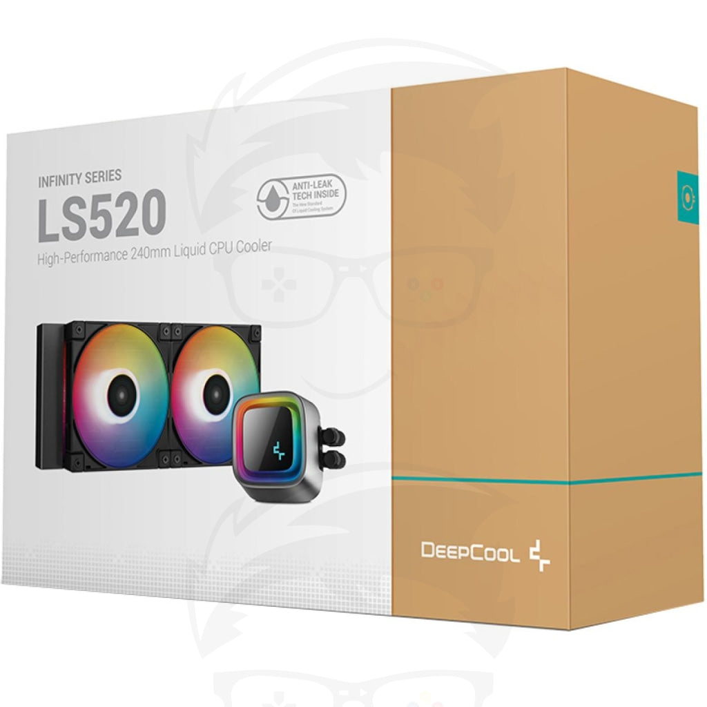 DEEPCOOL LS520 High Performance ARGB 240mm CPU Liquid Cooler - Black DEEPCOOL LS520 High Performance ARGB 240mm CPU Liquid Cooler - Black